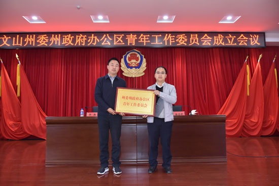 为州委州政府办公区青年工作委员会授牌.JPG