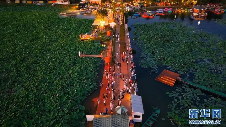 新华网:荷景遇节庆 云南丘北夏日文旅持续升温