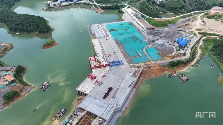 央广网：平陆运河建成通航，富宁港正加快建设