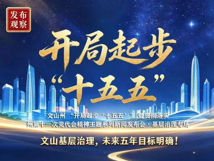  【发布观察】文山基层治理，未来五年目标明确！
